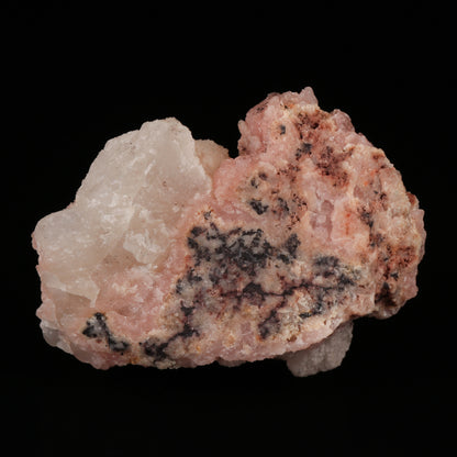 Manganoan Calcite on Rhodochrosite
