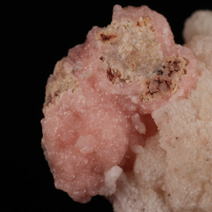Manganoan Calcite on Rhodochrosite