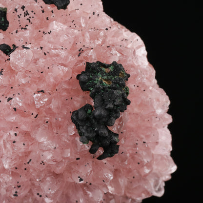 Heterogenite on Cobaltoan Calcite