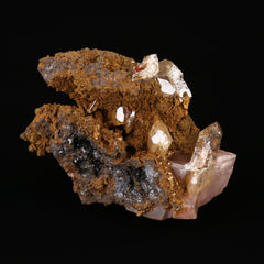 Smithsonite on Wulfenite