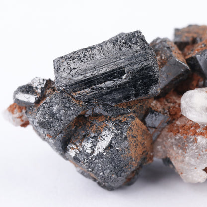 Calcite with Braunite