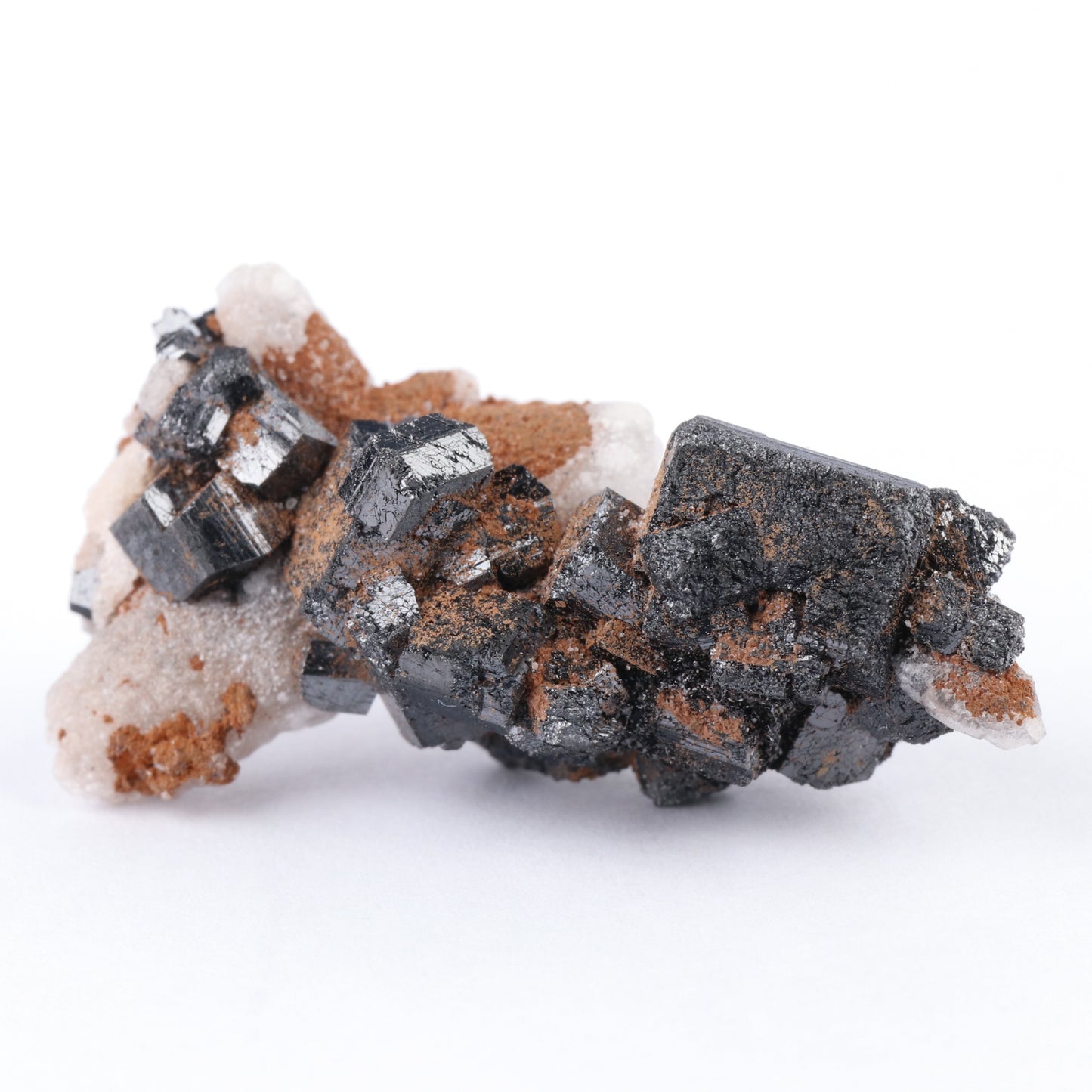 Calcite with Braunite