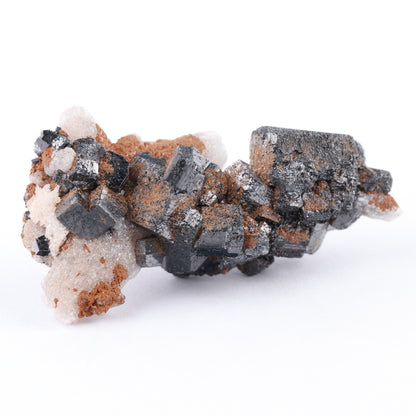 Calcite with Braunite