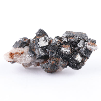 Calcite with Braunite