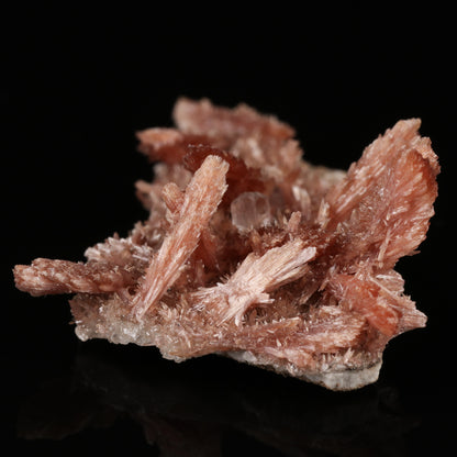 Calcite on Inesite on Matrix
