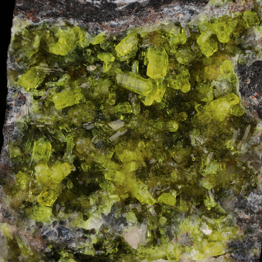 Ettringite on Matrix, N'Chwaning II Mine, Kalahari Manganese Field, Northern Cape, South Africa.