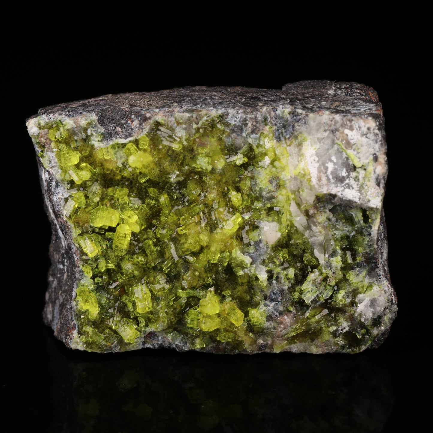 Ettringite on Matrix, N'Chwaning II Mine, Kalahari Manganese Field, Northern Cape, South Africa.