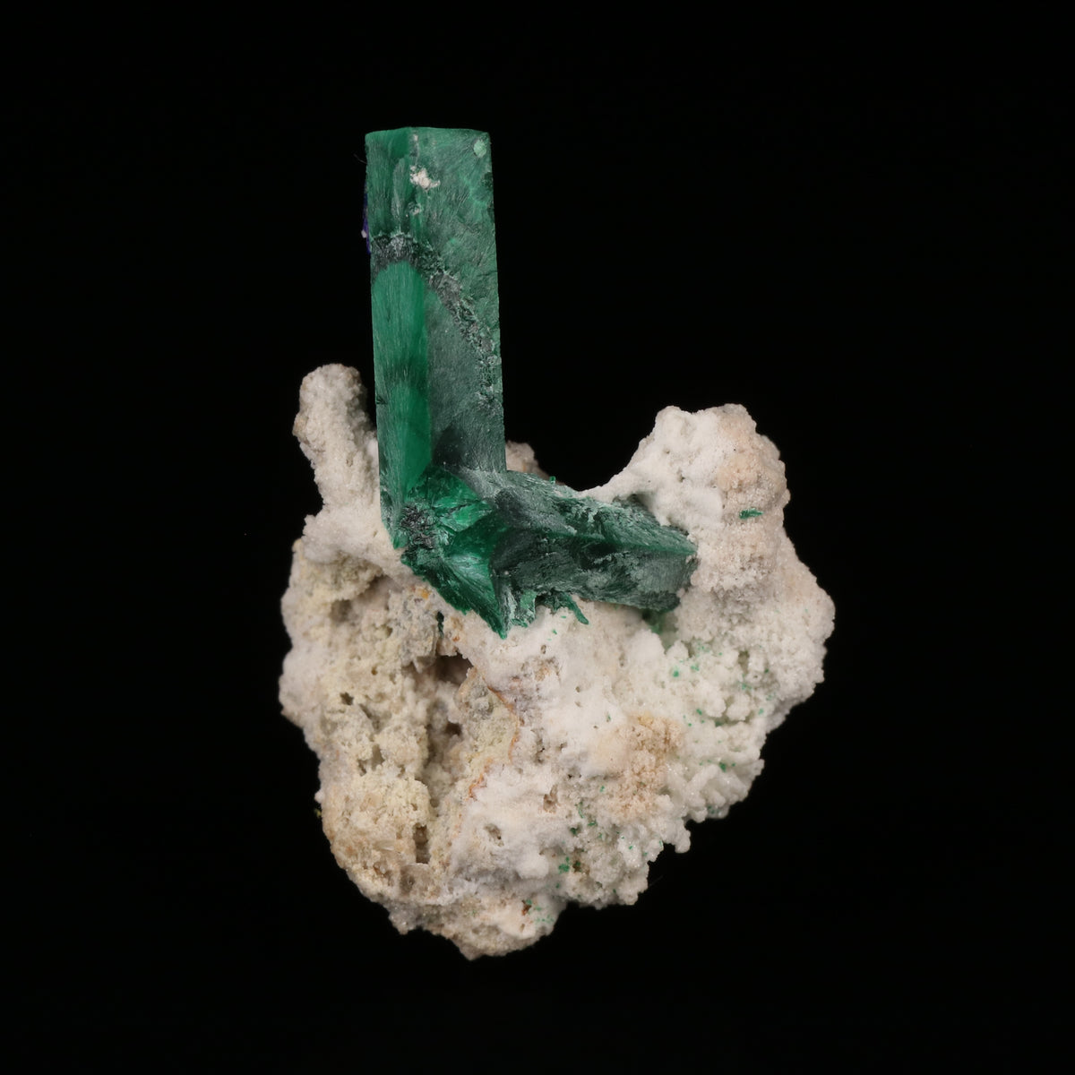 Malachite psm Azurite on Matrix