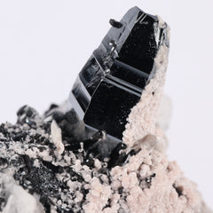 Oyellite on Gaudefroyite & Hematite
