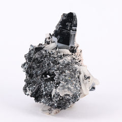 Oyellite on Gaudefroyite & Hematite
