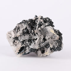 Oyellite on Gaudefroyite & Hematite