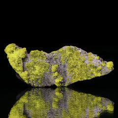 Ettringite on Calcite on Matrix