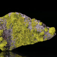 Ettringite on Calcite on Matrix