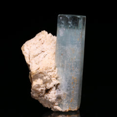 Aquamarine on Feldspar