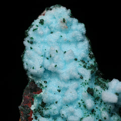 Quartz on Malachite & Chrysocolla psm Azurite Cluster