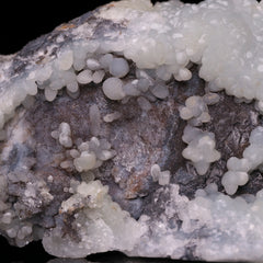 Smithsonite, Quartz on Matrix