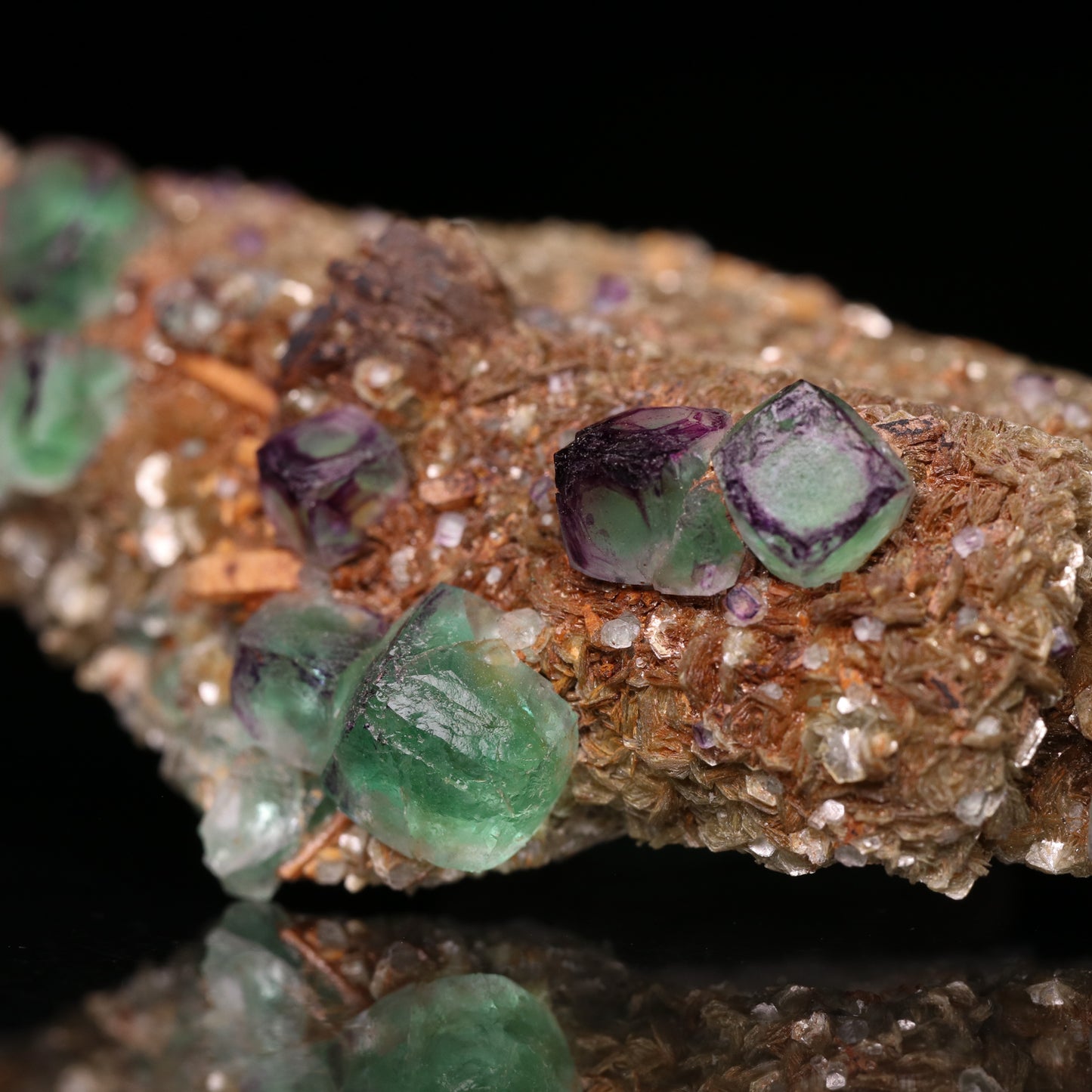 Fluorite and Muscovite, Erongo, Namibia