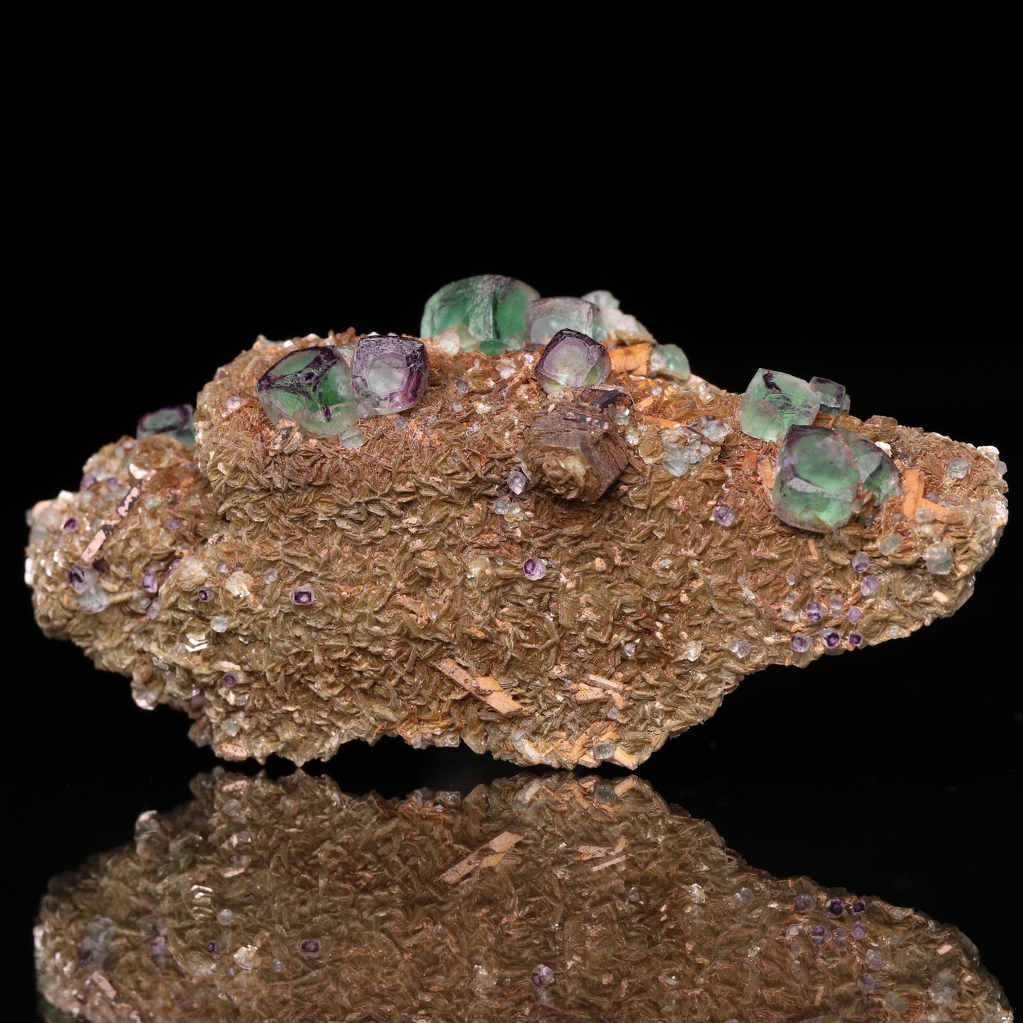 Fluorite and Muscovite, Erongo, Namibia