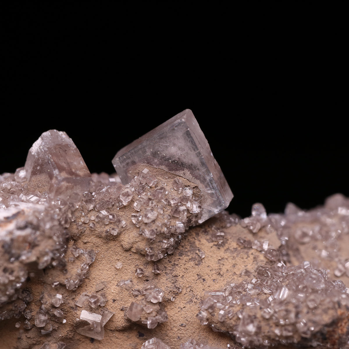 Baryte and Calcite on Matrix