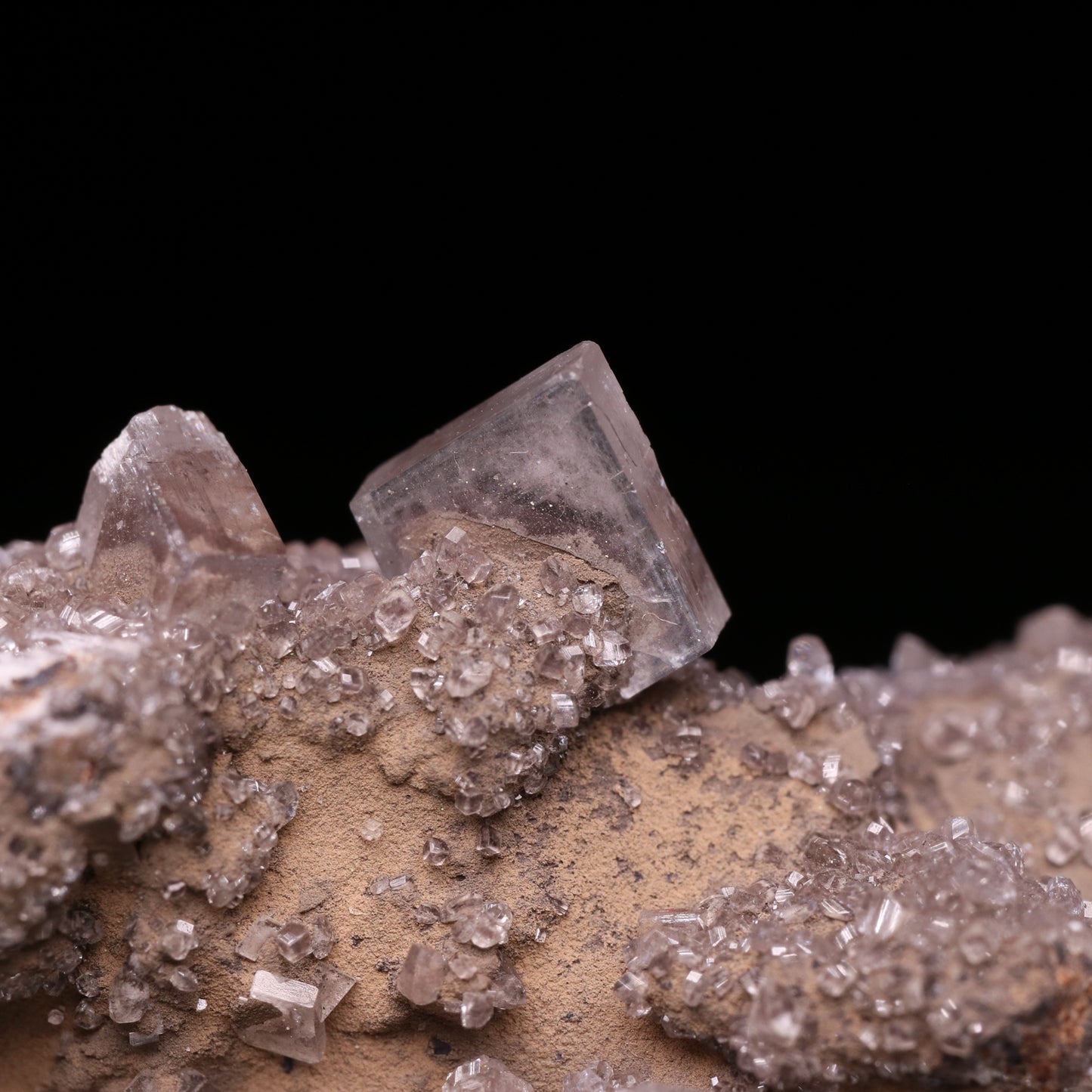 Baryte and Calcite on Matrix, Wessels Mine, Kalahari Manganese Field, Northern Cape, South Africa