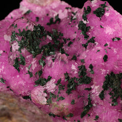 Malachite on Cobaltoan Calcite