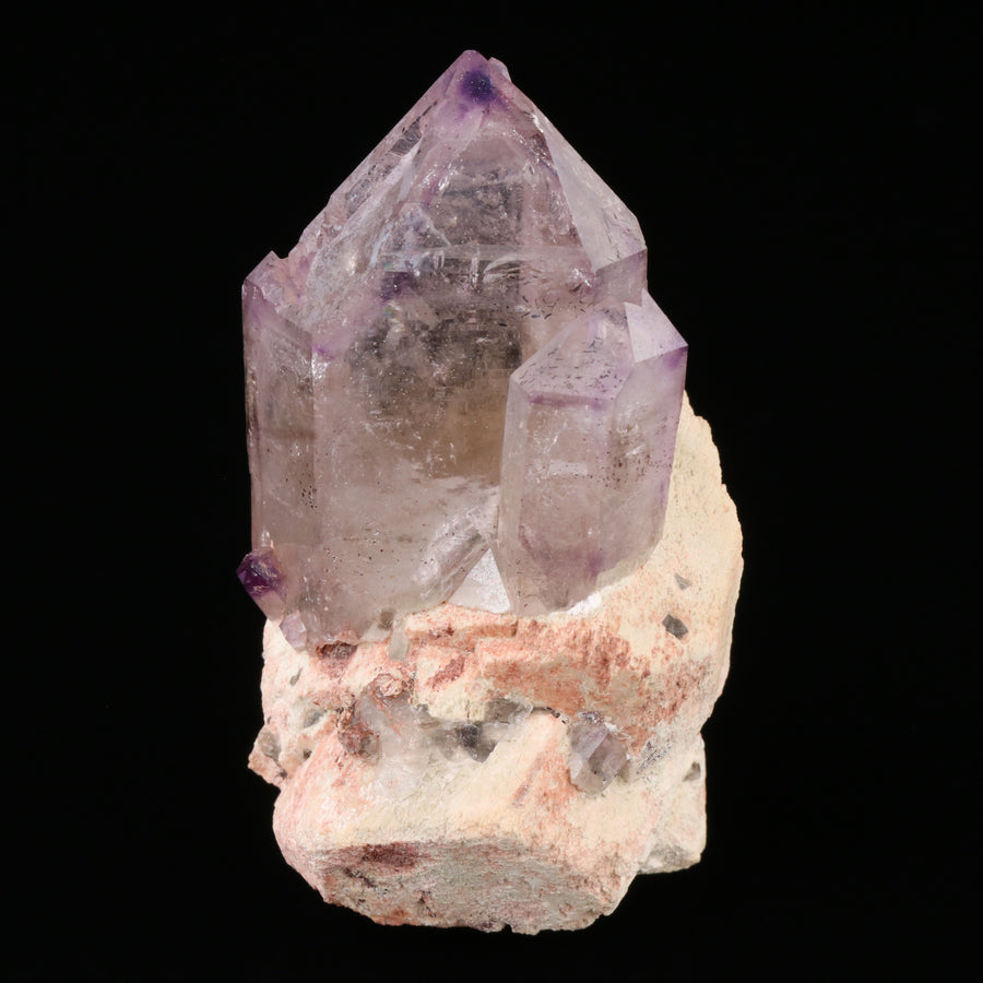Amethyst Quartz on Feldspar - photo 1