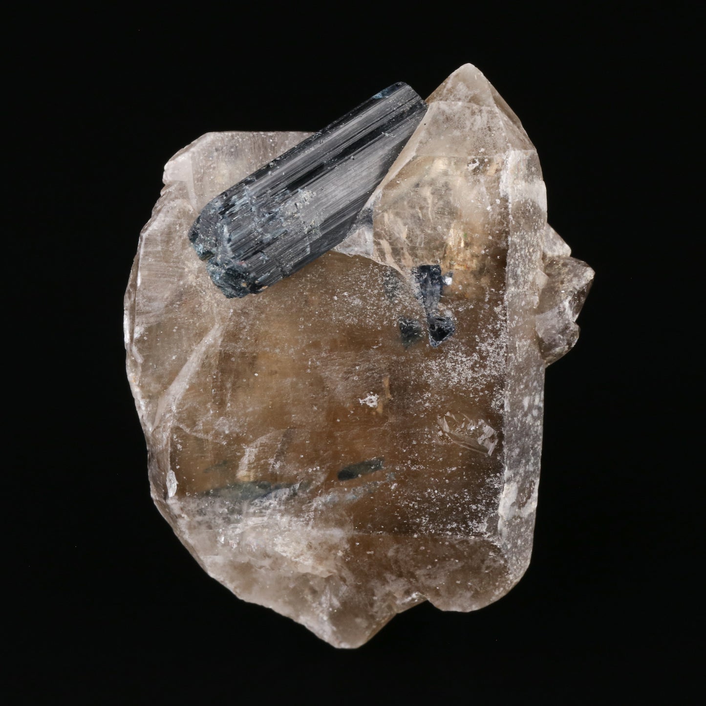 Indicolite on Quartz — photo 1