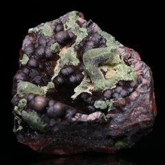 Kolwesite on Goethite