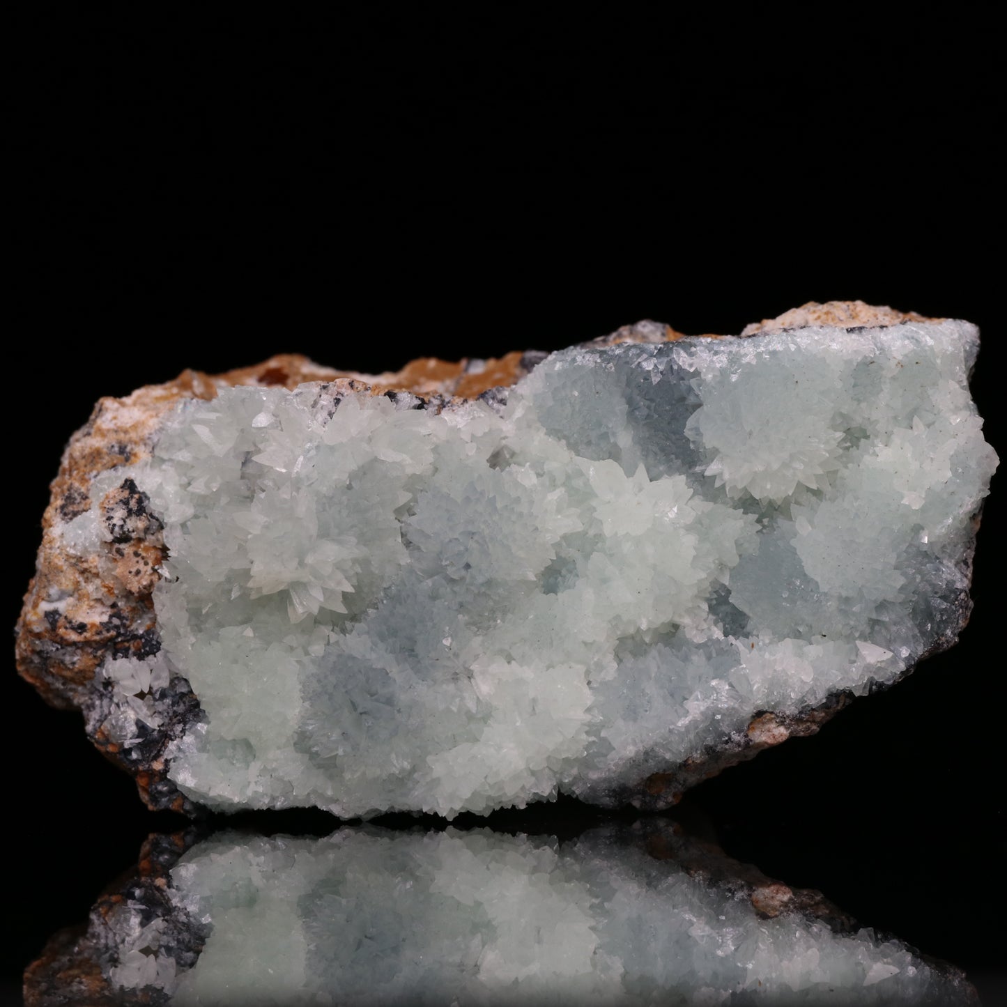 Smithsonite on Matrix, Skorpion Mine, Karas Region, Namibia.