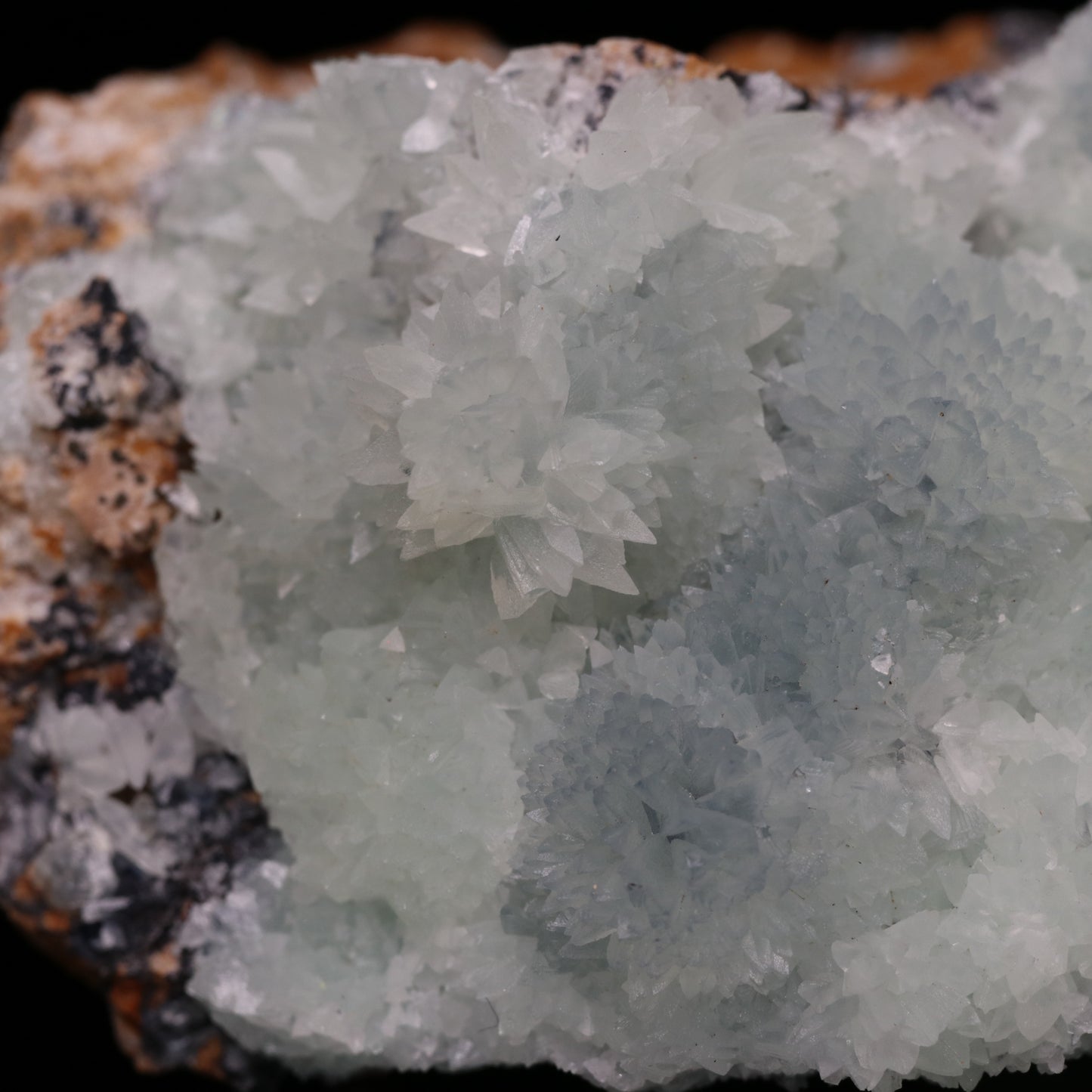 Smithsonite on Matrix, Skorpion Mine, Karas Region, Namibia.