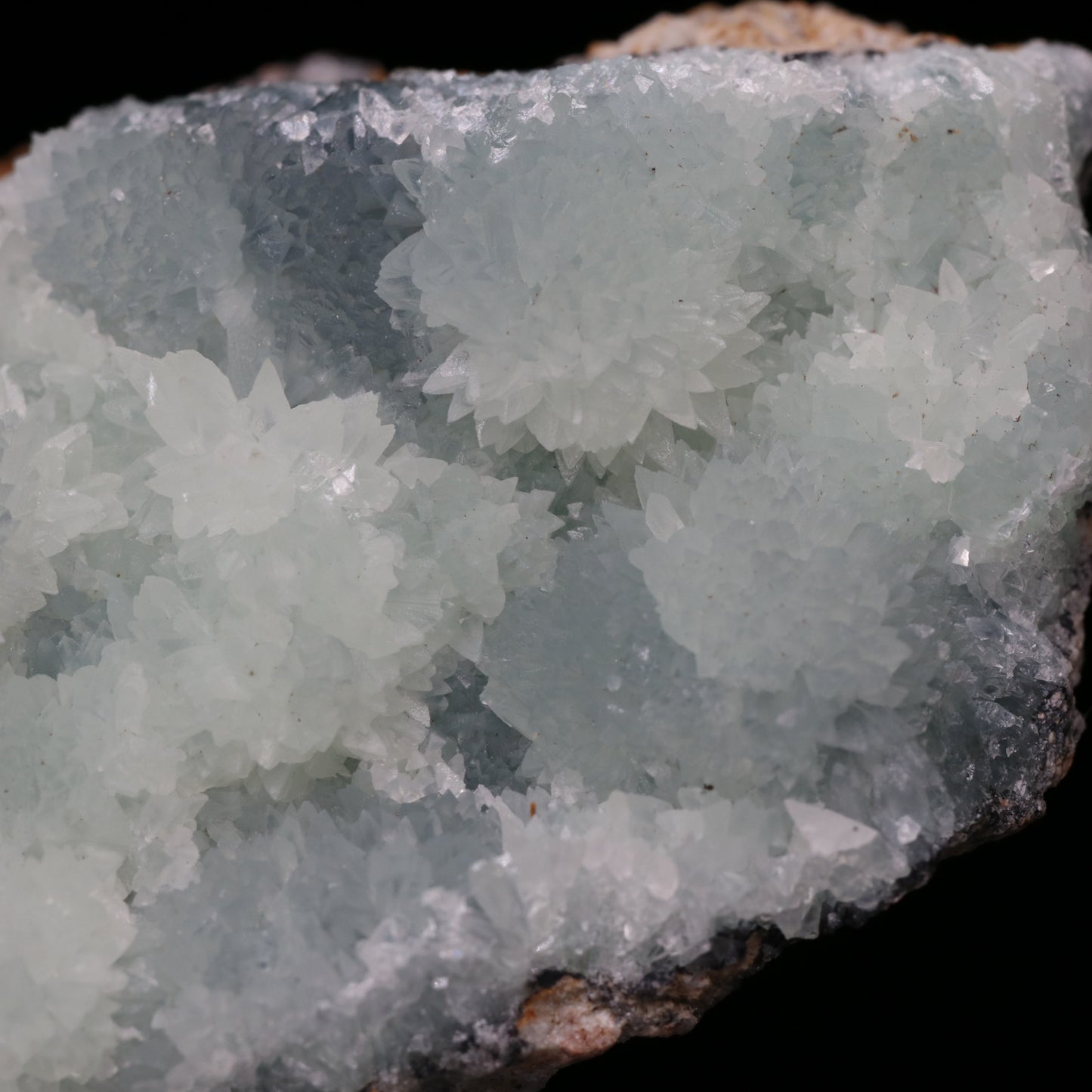 Smithsonite on Matrix, Skorpion Mine, Karas Region, Namibia.