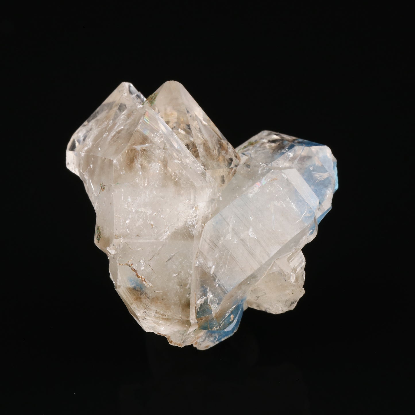Quartz on Shattuckite
