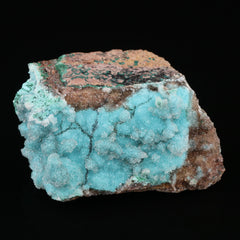 Quartz on Malachite & Chrysocolla psm Azurite
