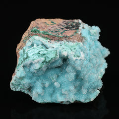 Quartz on Malachite & Chrysocolla psm Azurite