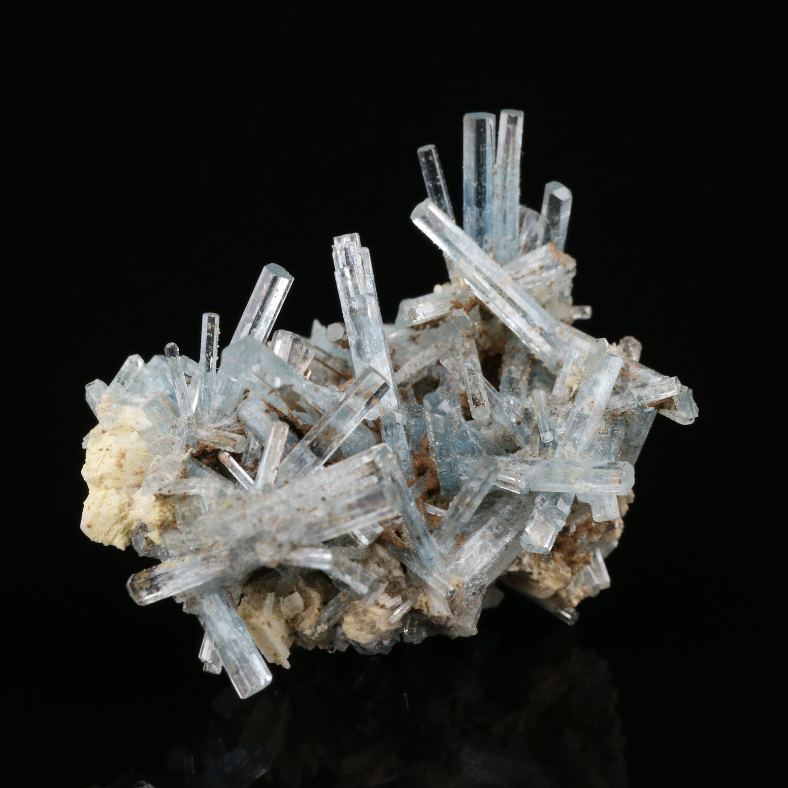 Aquamarine on Feldspar - photo 3
