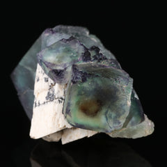 Fluorite on Feldspar - photo 2