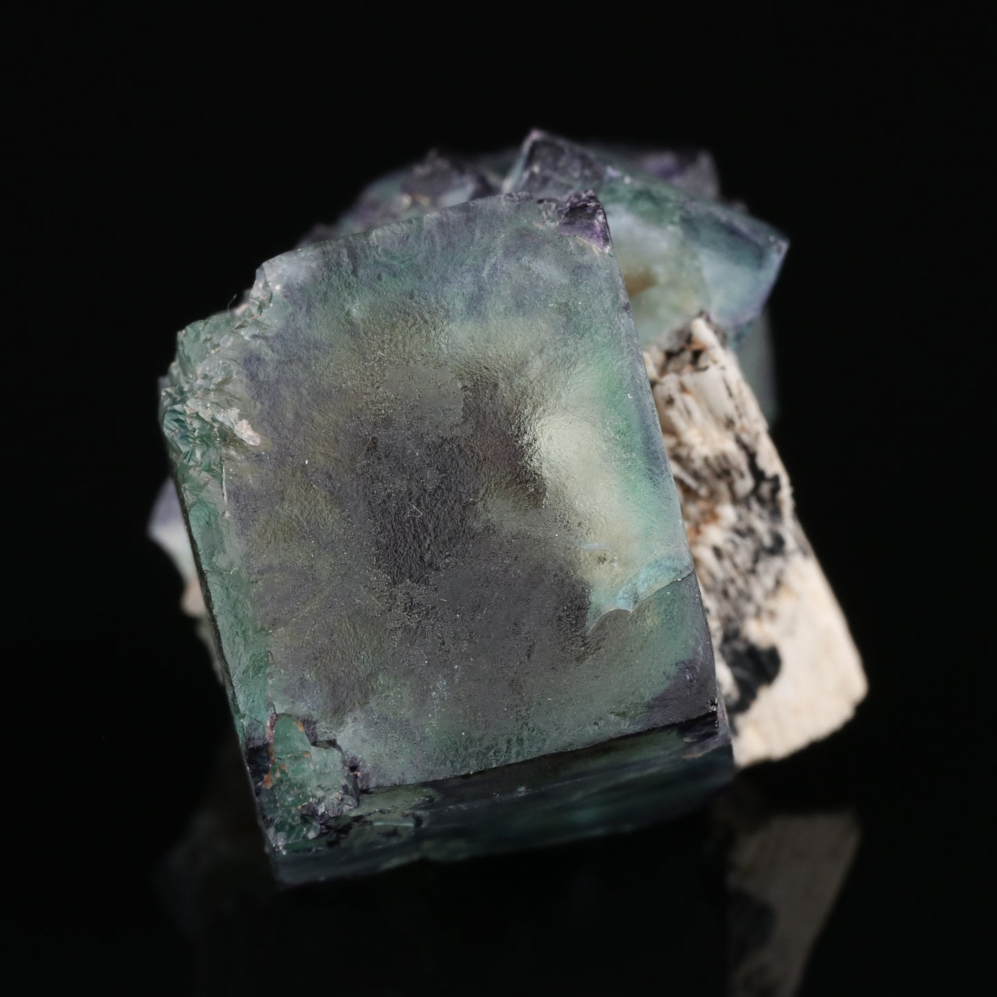Fluorite on Feldspar — photo 3