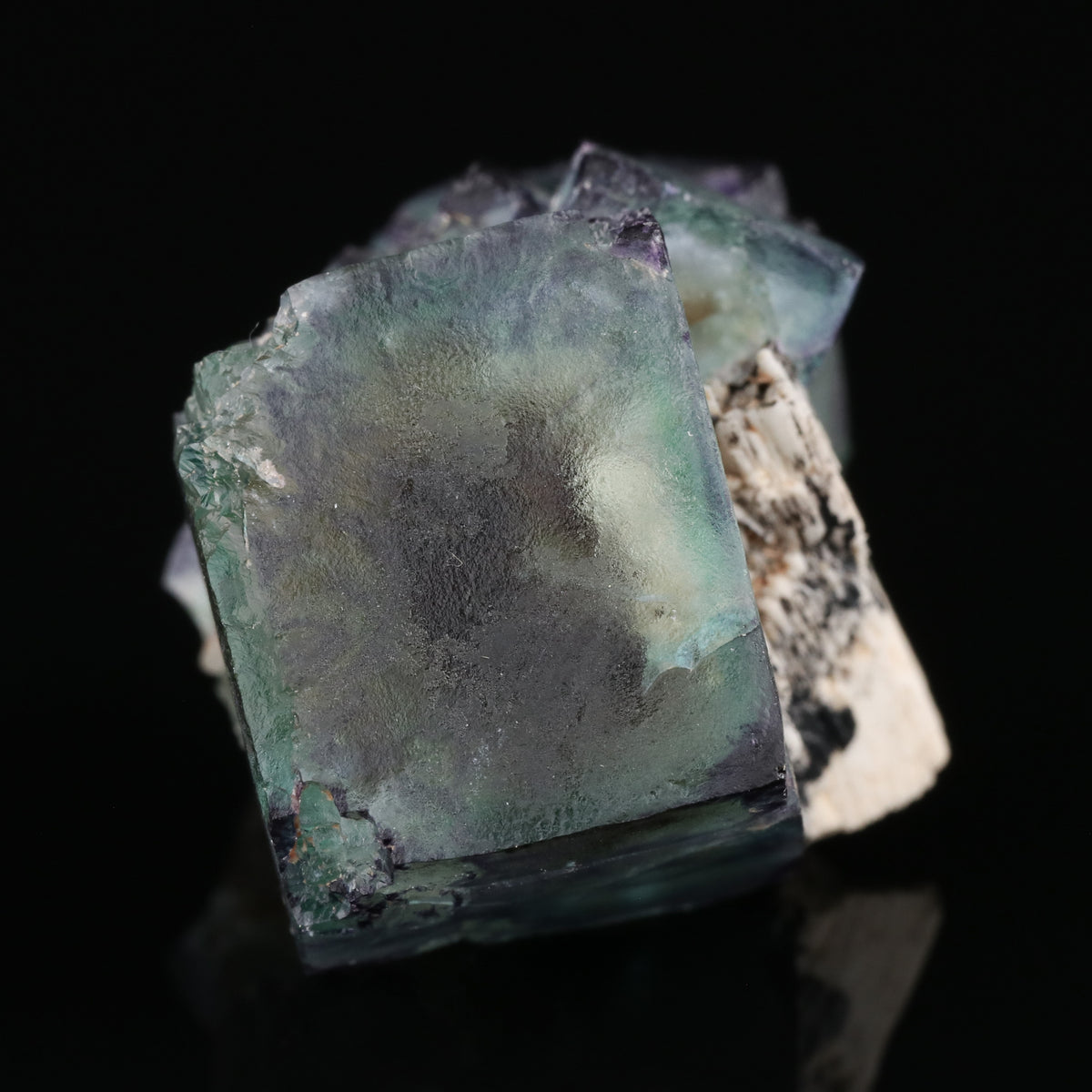 Fluorite on Feldspar - photo 3