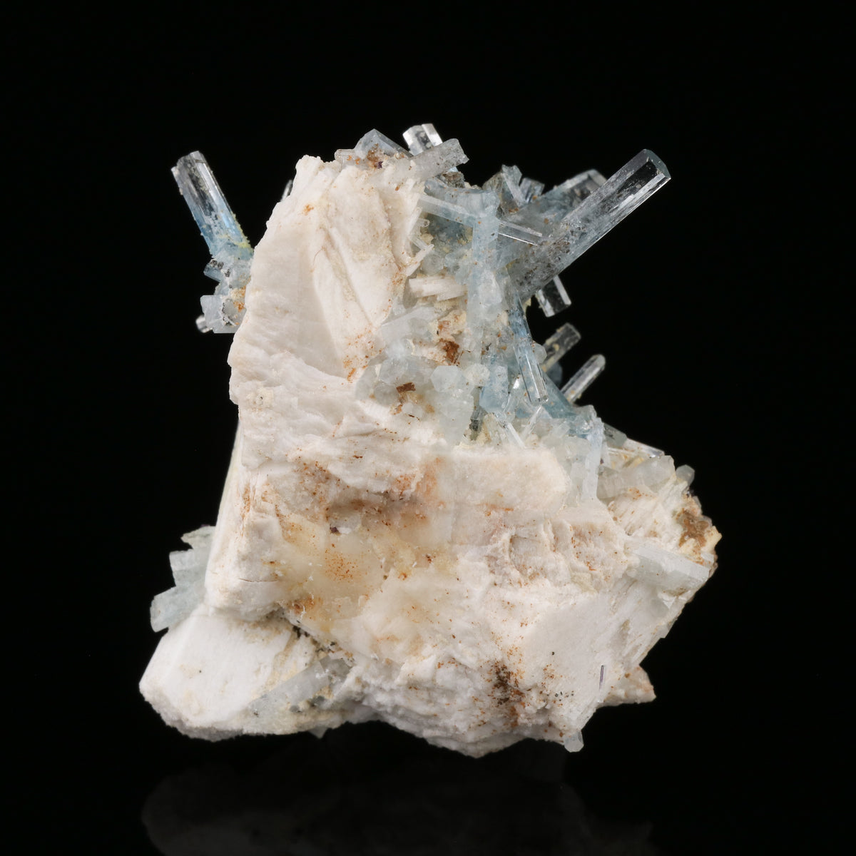Aquamarine on Feldspar - photo 3