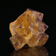Purple-Yellow Fluorite Cluster