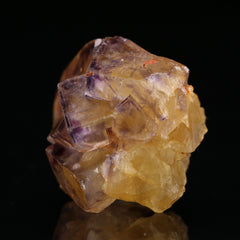 Purple-Yellow Fluorite Cluster
