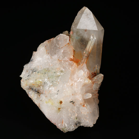 Ajoite, Hematite, Epidote incl Quartz Cluster Floater