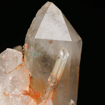 Ajoite, Hematite, Epidote incl Quartz Cluster Floater