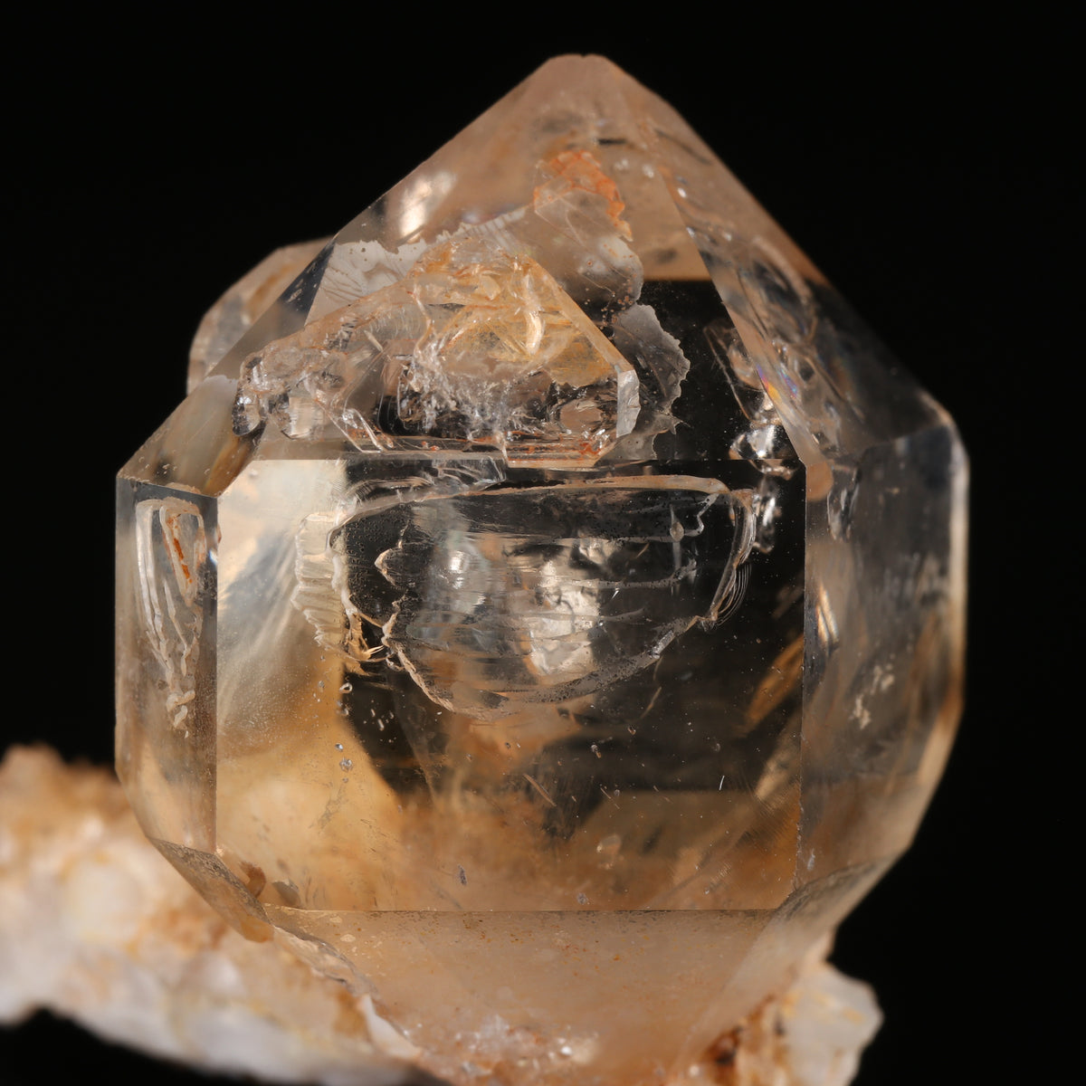 Smoky Quartz on Matrix
