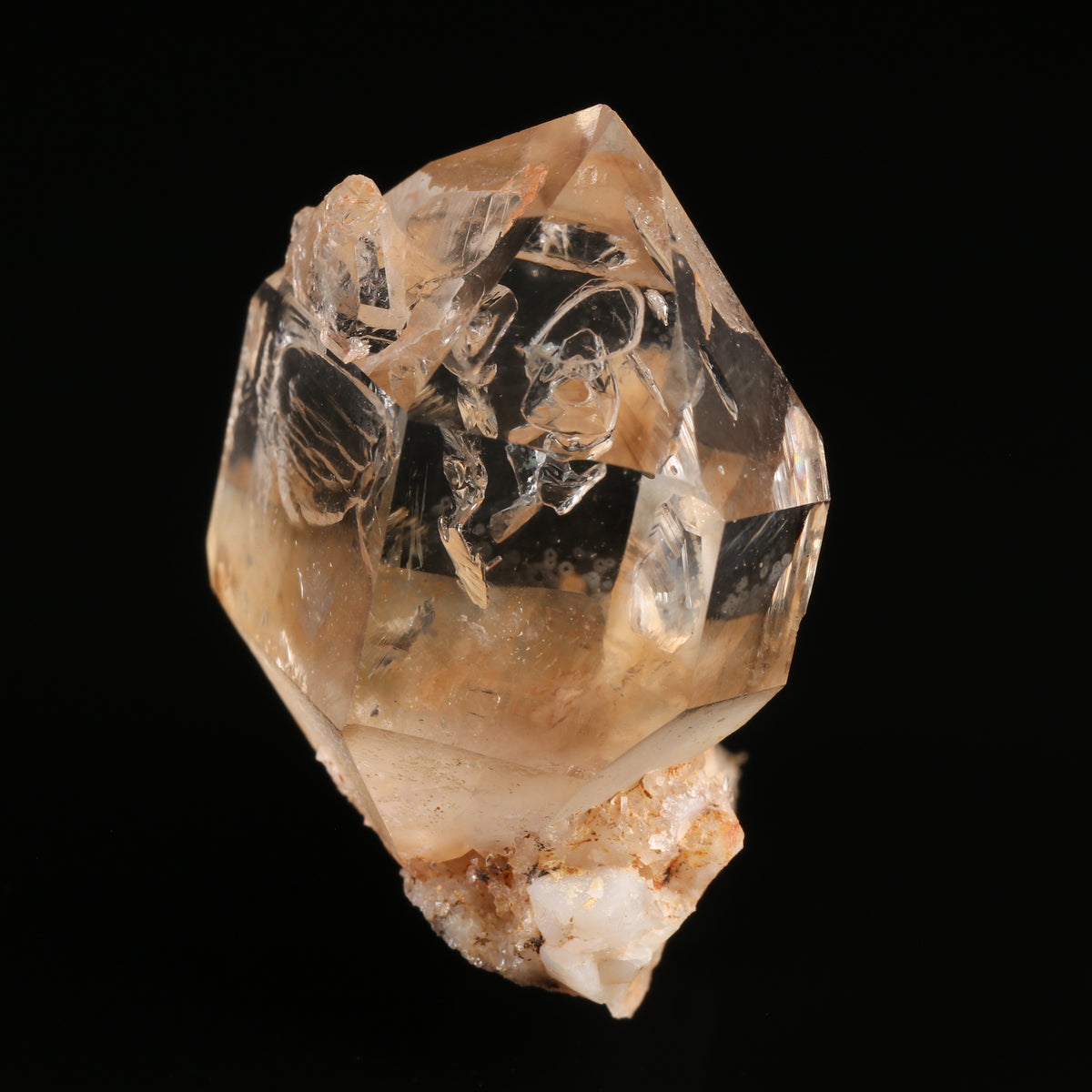 Smoky Quartz on Matrix