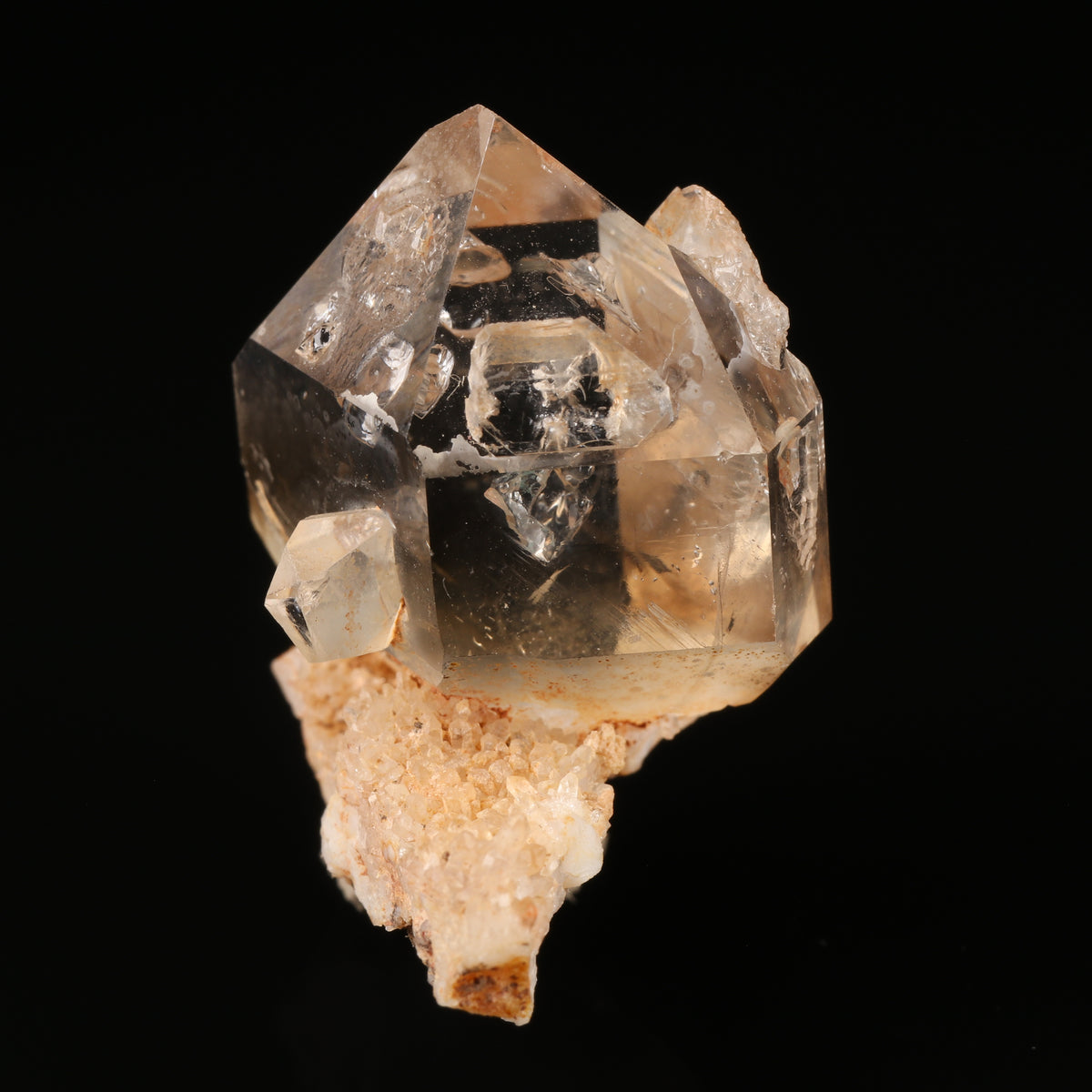 Smoky Quartz on Matrix