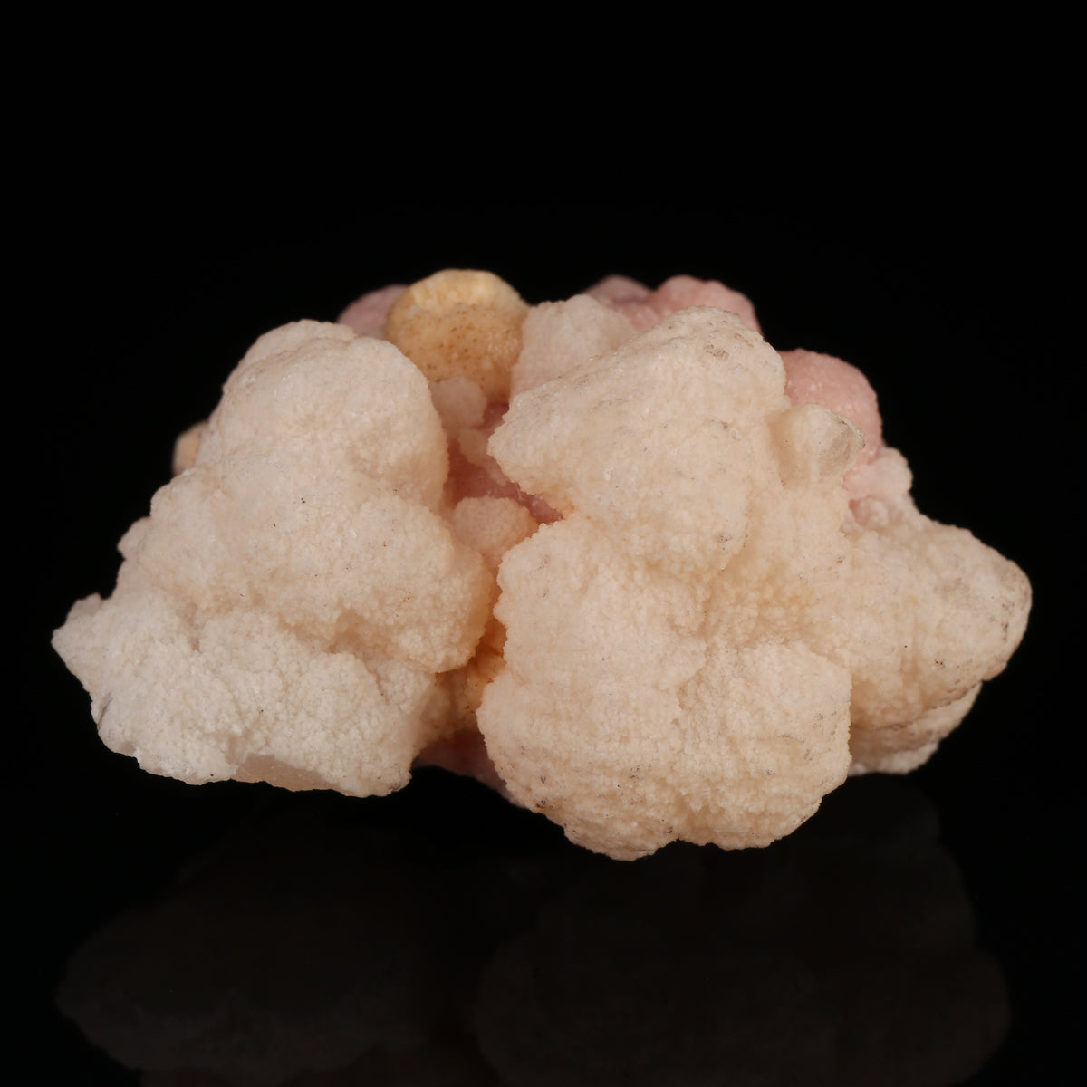 Manganoan Calcite on Rhodochrosite