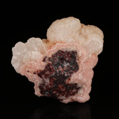 Manganoan Calcite on Rhodochrosite