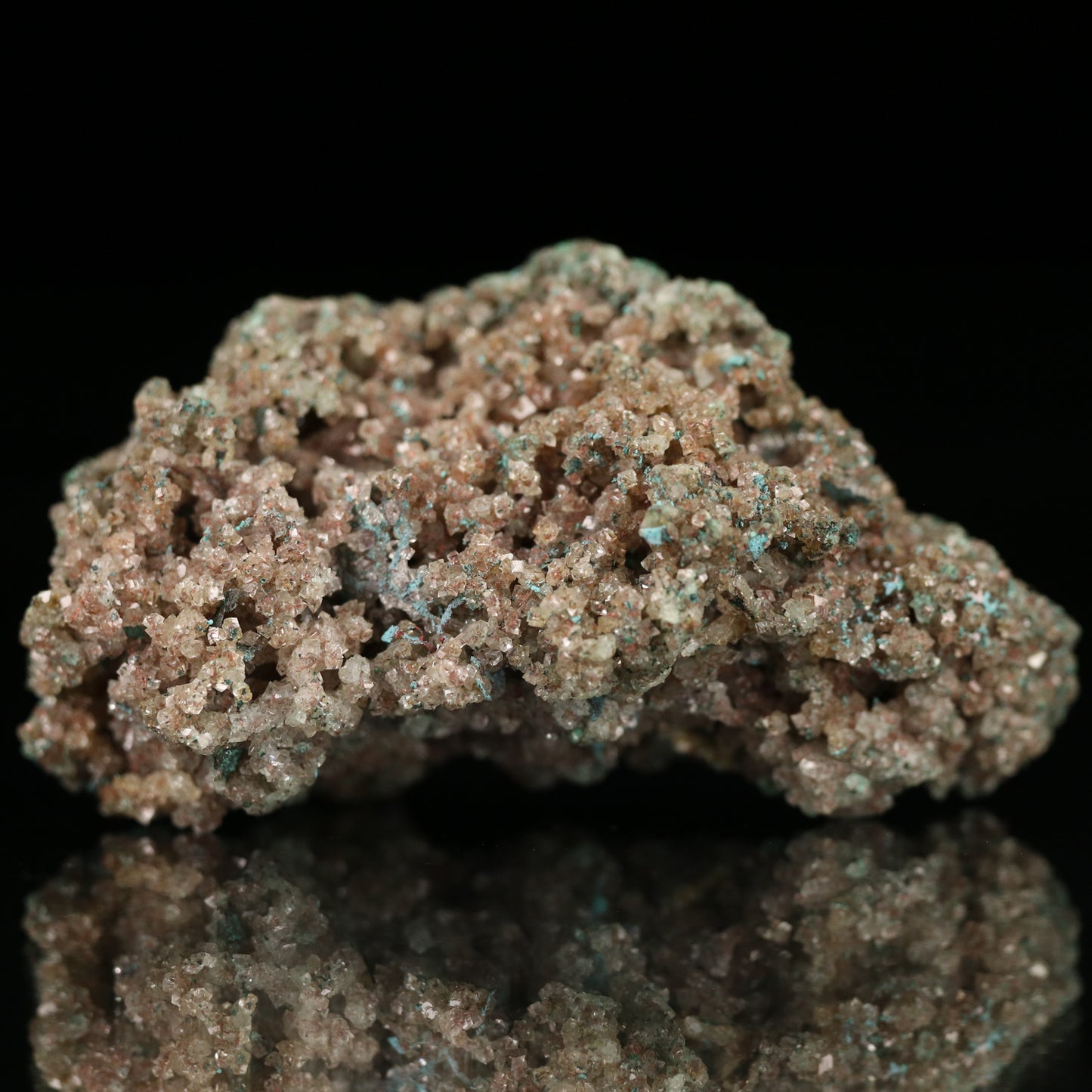 Plancheite on Native Copper and Calcite