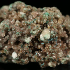 Plancheite on Native Copper and Calcite